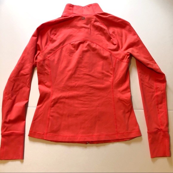Gap Fit orange activewear zip up jacket medium - Picture 5 of 6